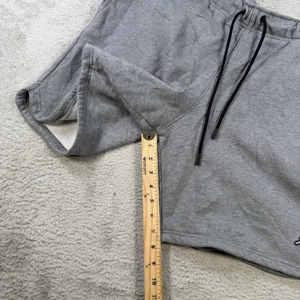 Nike Air Jordan Shorts Men XL Grey Fleece Jumpman Drawstring Sweat Gym Essential